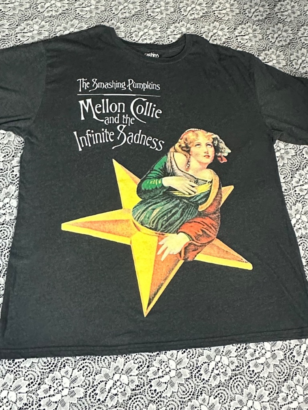 The Smashing Pumpkins Mellon Collie Graphic Band Tee - Gray Medium